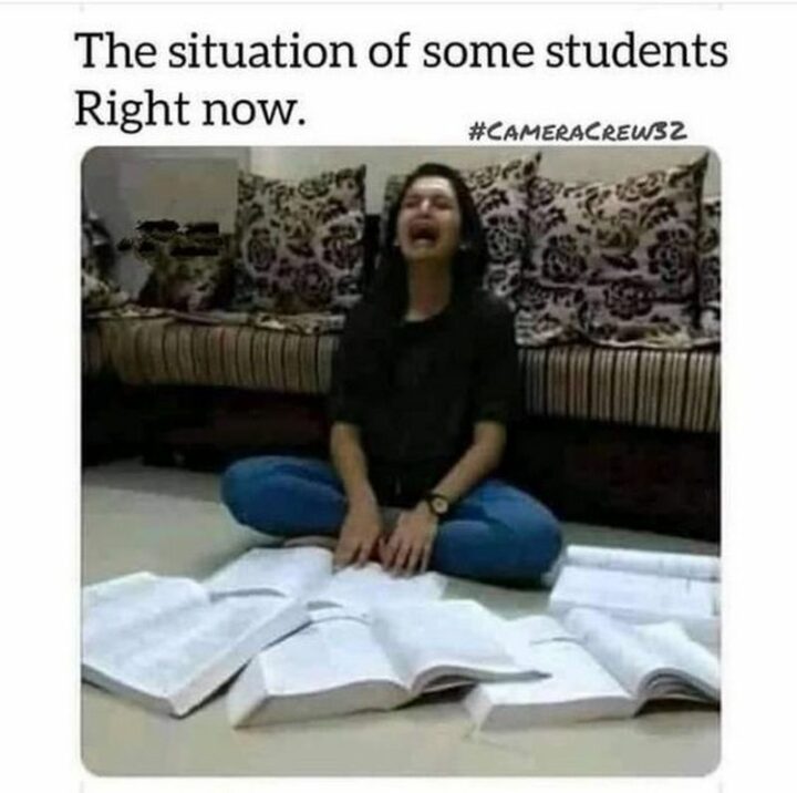 "The situation of some students right now."