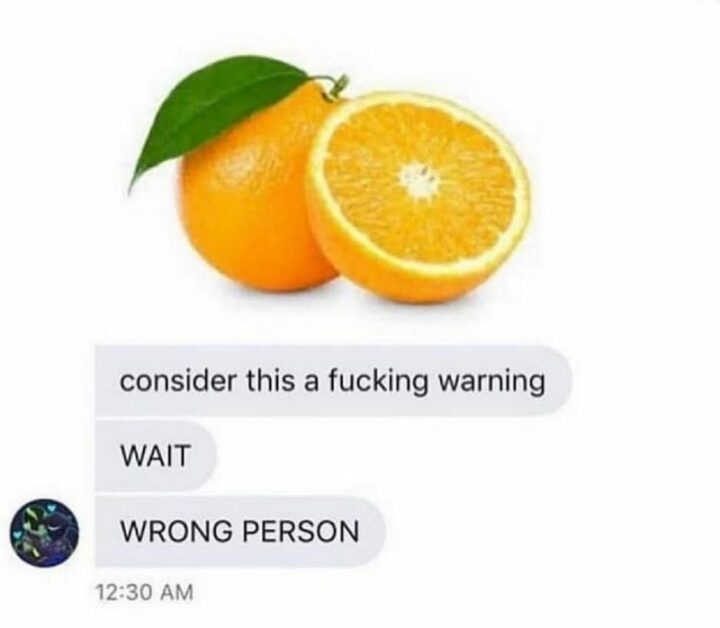 31 Funny Texts - "Consider this a [censored] warning. Wait. Wrong person."