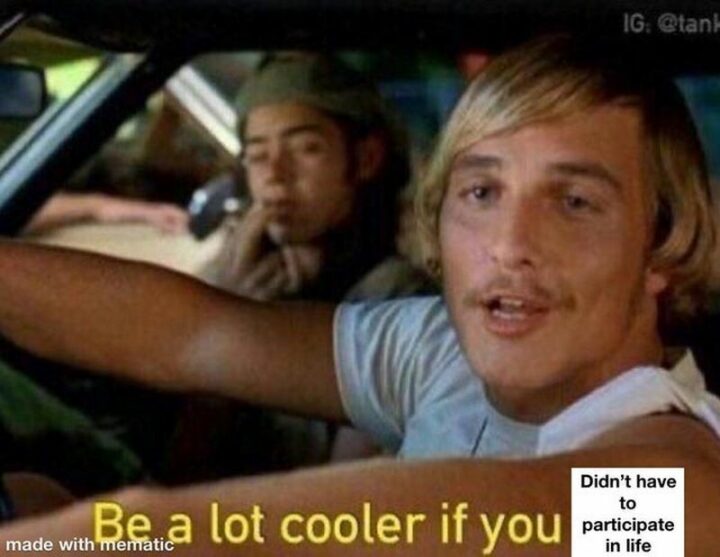33 Seasonal Depression Memes - "Be a lot cooler if you didn't have to participate in life."