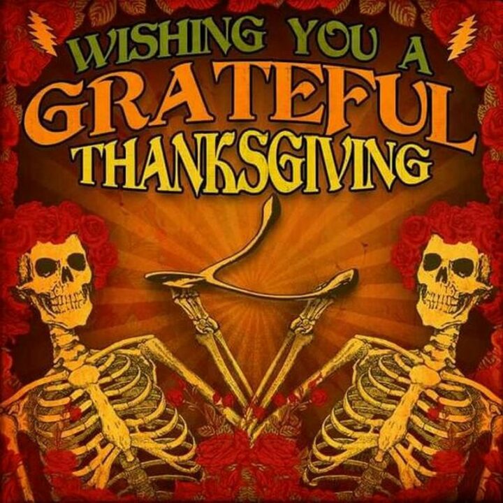 "Wishing you a grateful Thanksgiving."