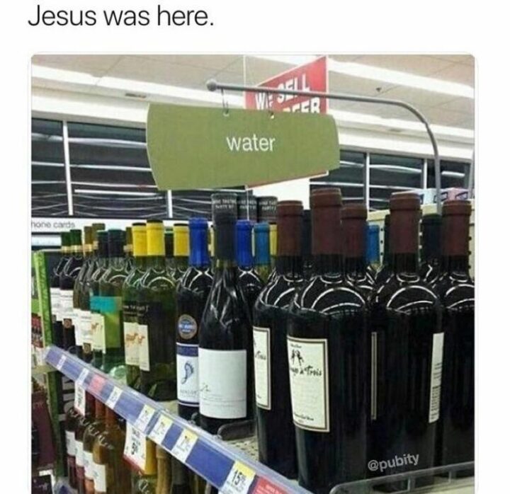 "Jesus was here."