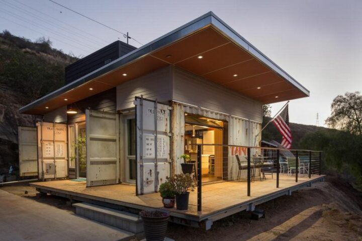 Container House in San Diego, California.