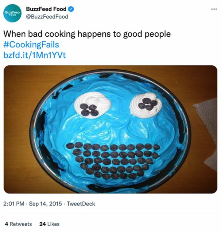 "When bad cooking happens to good people."