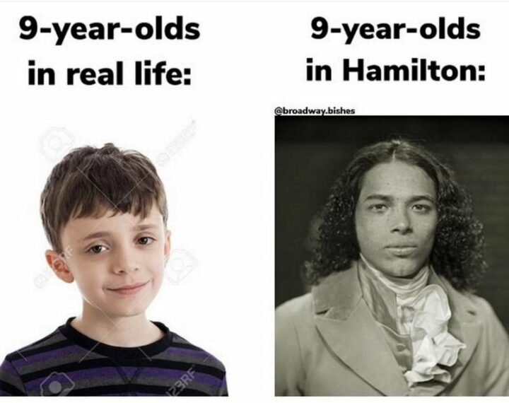"9-year-olds in real life. 9-year-olds in Hamilton."