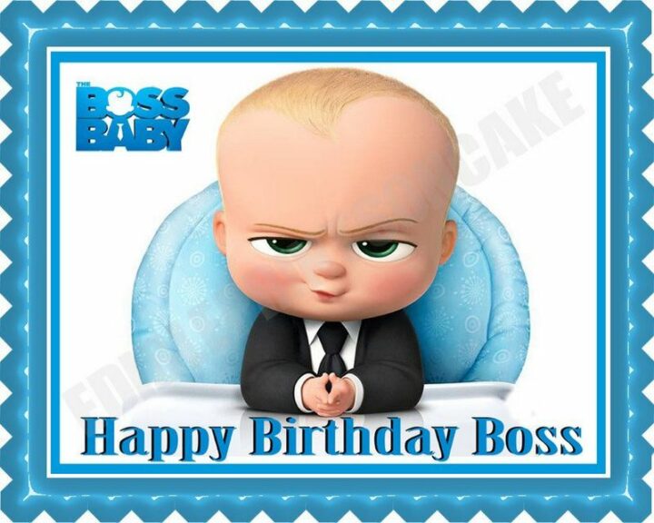 "Happy birthday boss."