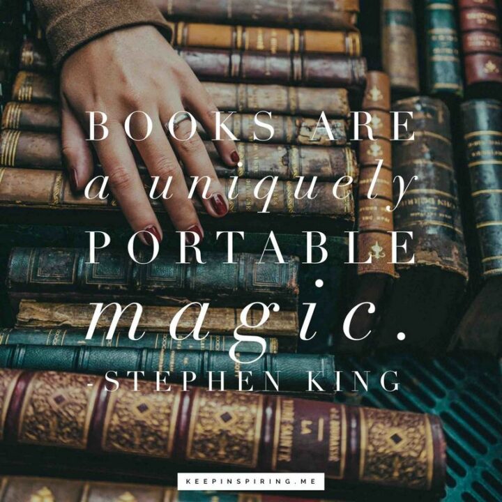 35 Funny Library Memes - "Books are a uniquely portable magic." - Stephen King