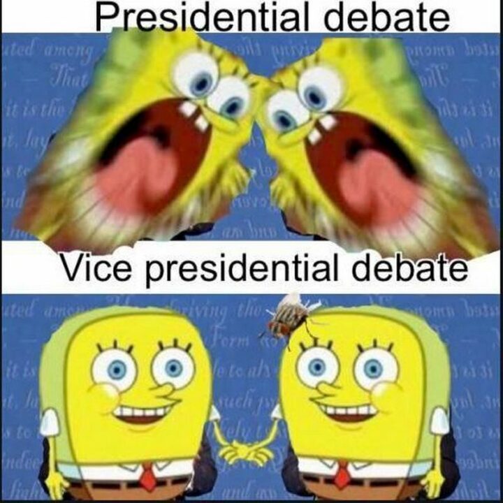 "Presidential debate. Vice presidential debate."