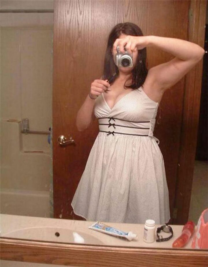Watch what you leave on the bathroom vanity!