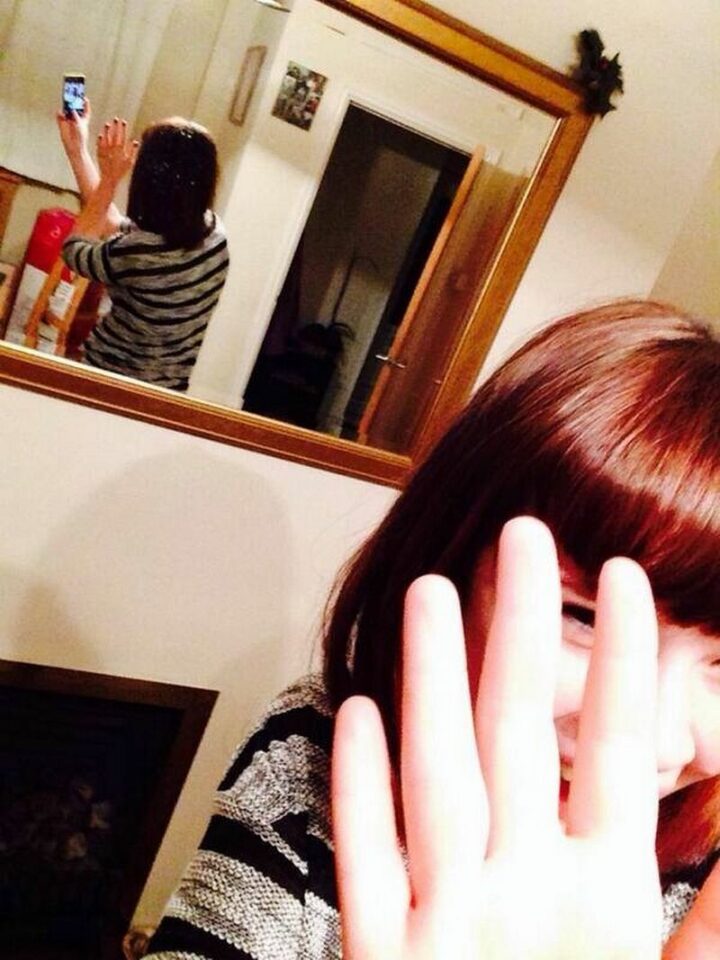 "My boyfriend keeps taking pictures of me!"
