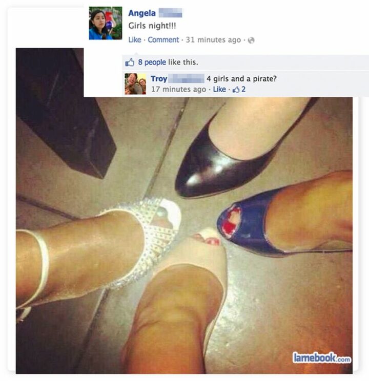 "Girl's night!!! 4 girls and a pirate?"