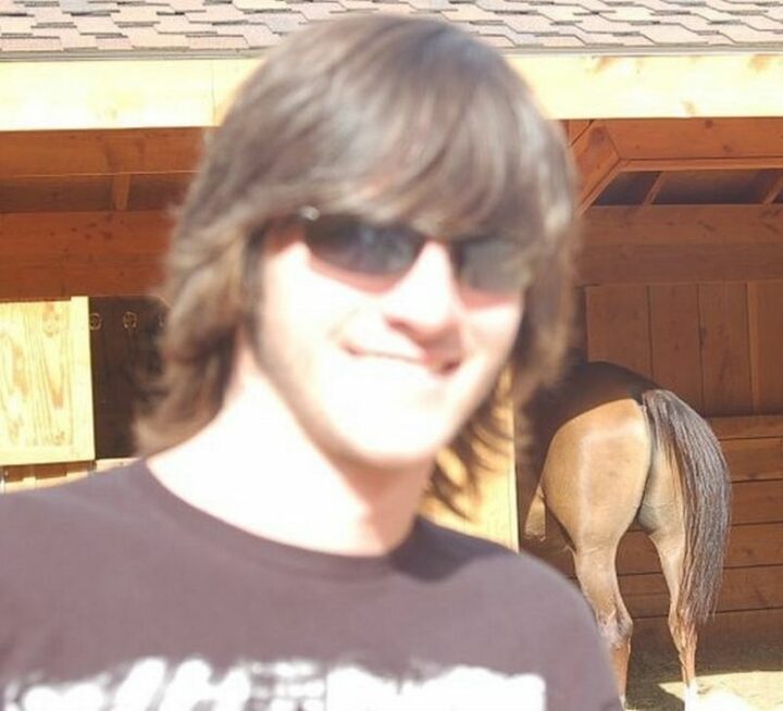 "That moment your camera focuses on a horse's butt instead of your selfie."