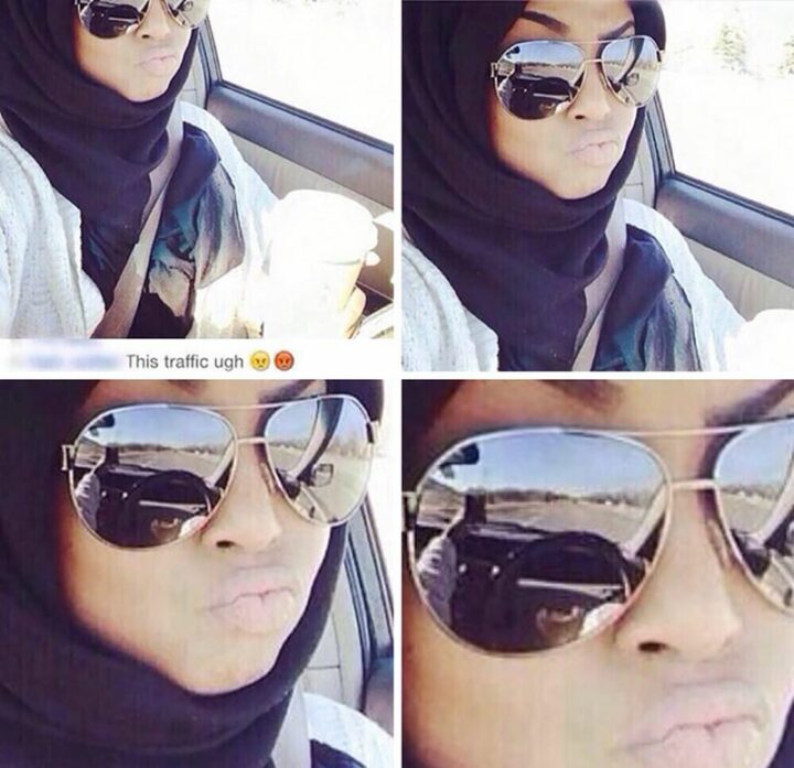 "This traffic, ugh."