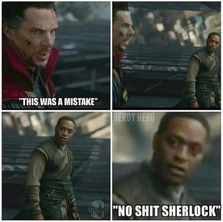 "This was a mistake. No [censored] Sherlock."