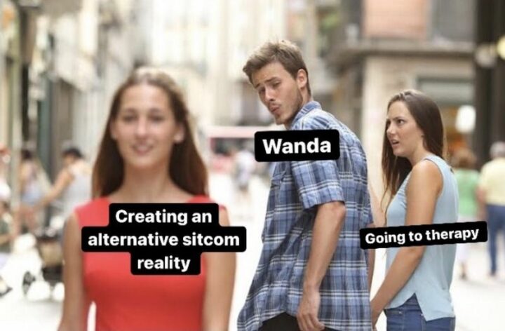 "Creating an alternative sitcom. Wanda. Going to therapy."