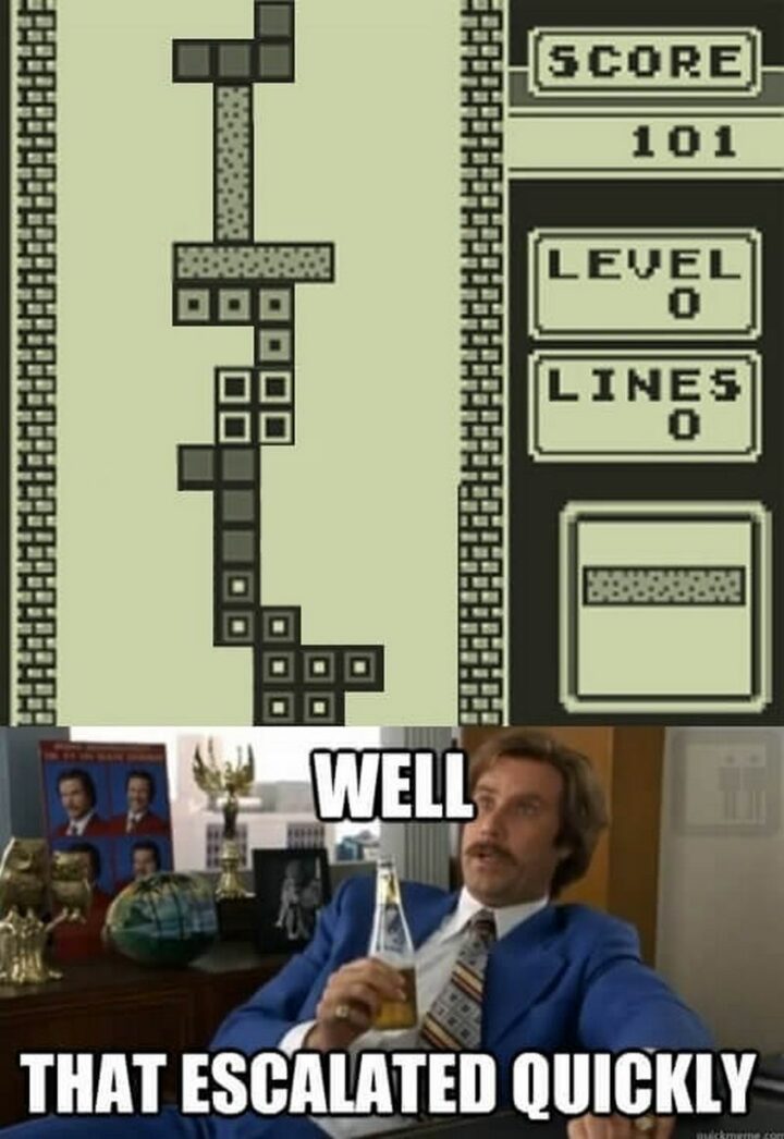 "Well, that escalated quickly."