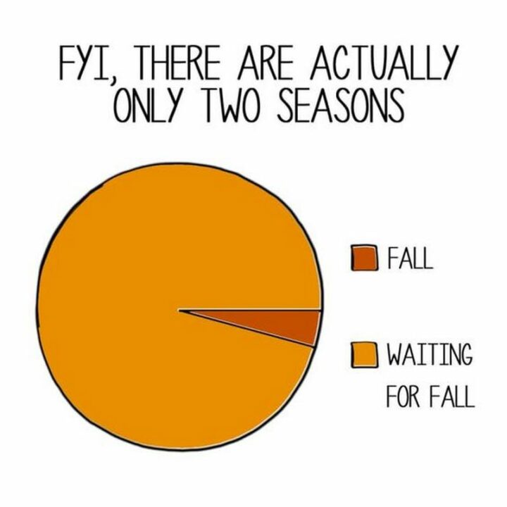 "FYI, there are actually only two seasons: Fall and waiting for fall."
