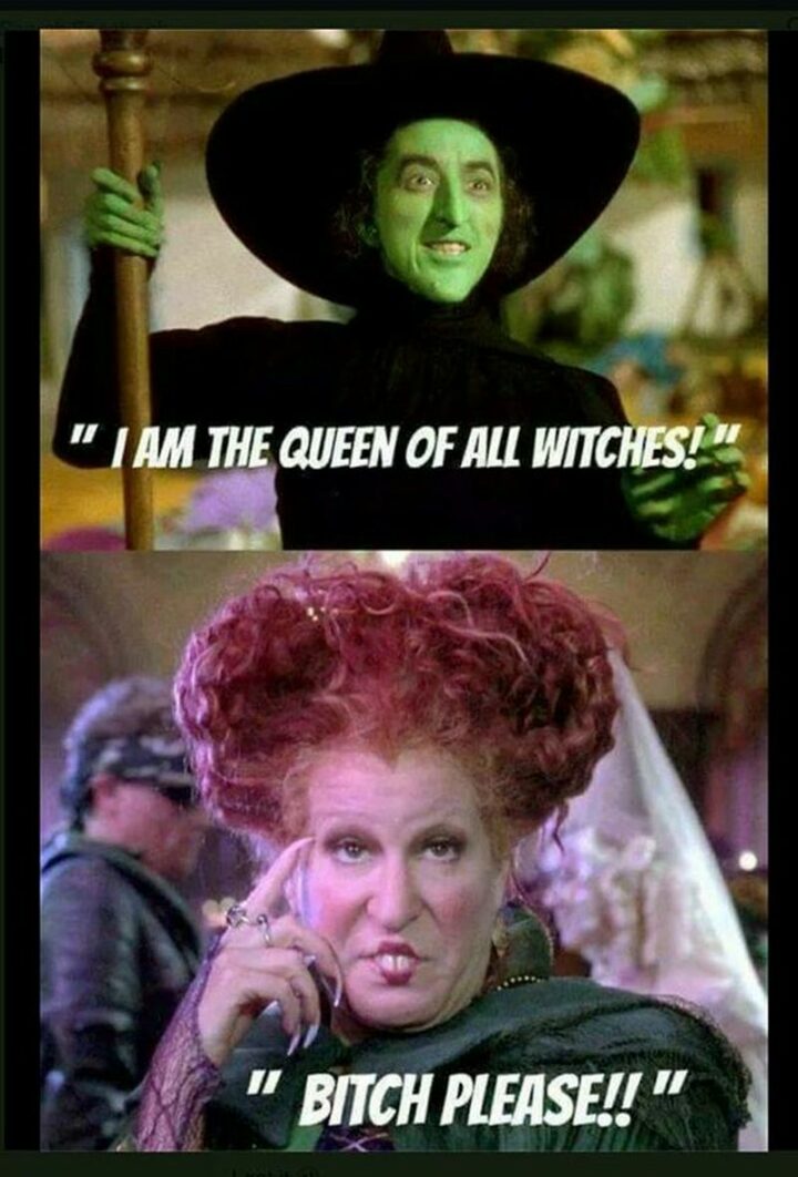 "I am the queen of all witches! [censored] please!!"