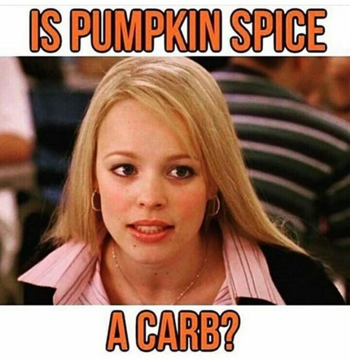 "Is pumpkin spice a carb?"