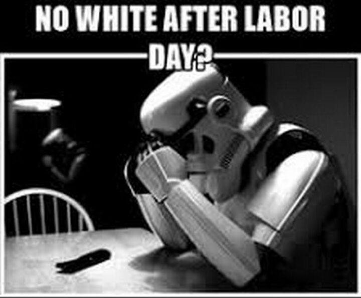 "No white after Labor Day?"