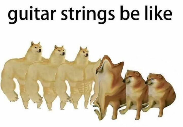 "Guitar strings be like."