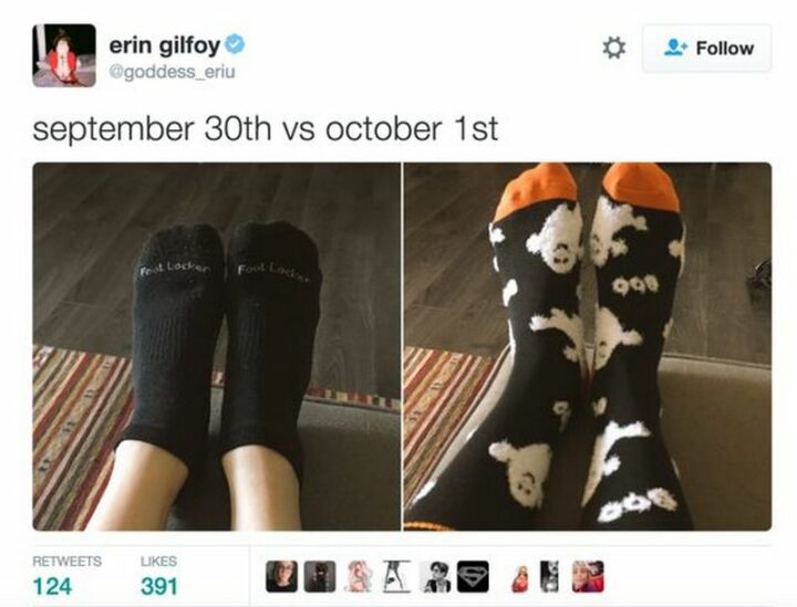 "September 30th vs October 1st."