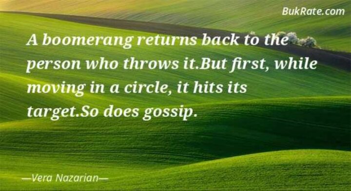 79 Quotes About Karma in Relationships - "A boomerang returns back to the person that throws it." - Vera Nazarian