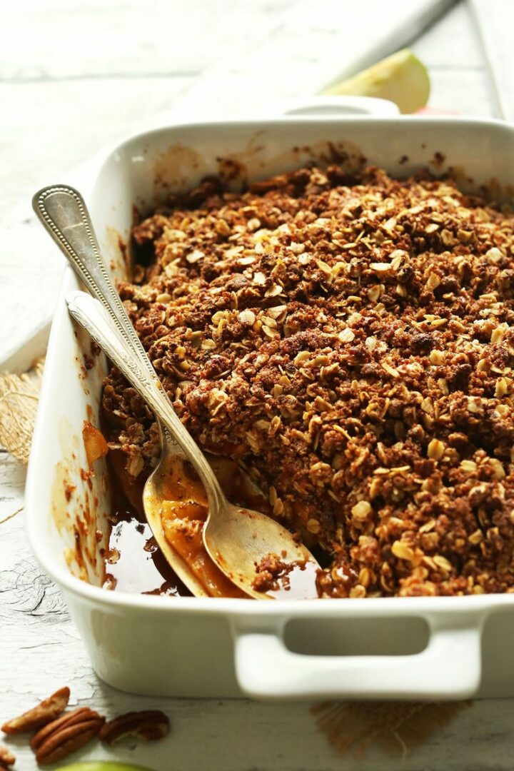 Vegan Apple Crisp.