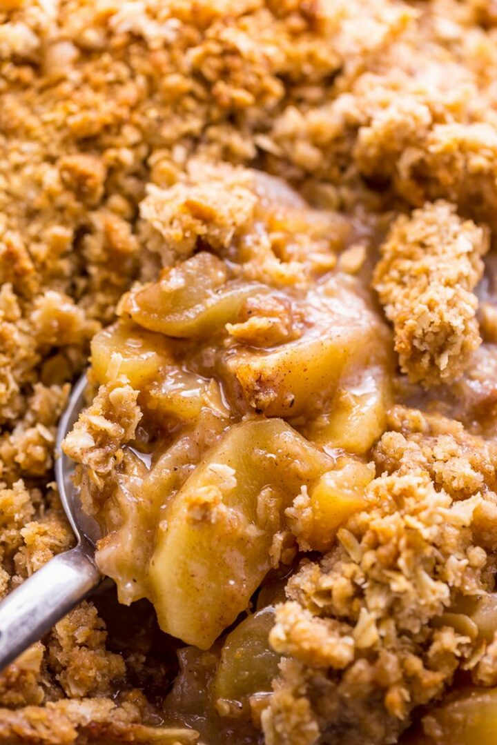 Chai Spice Apple Crisp.
