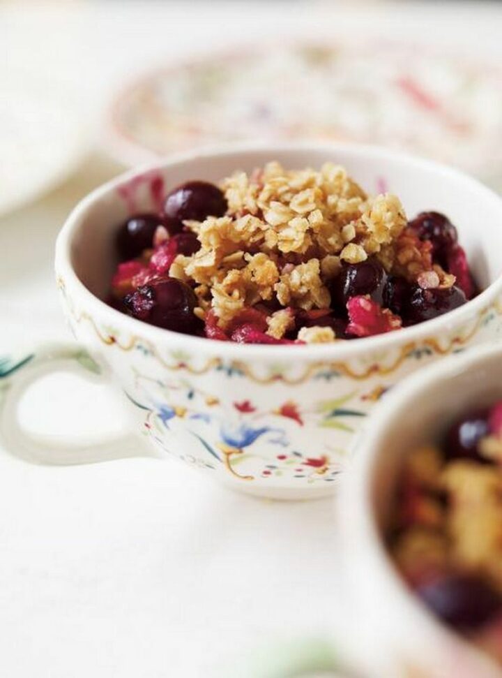Blueberry Apple Crisp.
