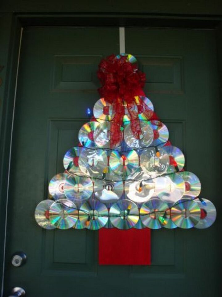 Compact Disc Christmas Tree.
