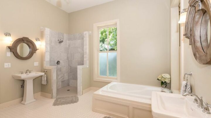 Take a shower or bath in the morning.