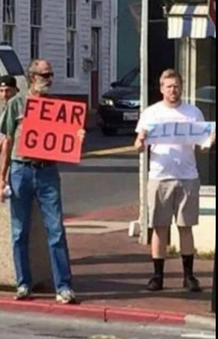 "Fear Godzilla."