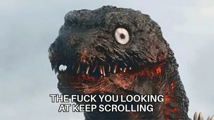 "What the [censored] you looking at keep scrolling."