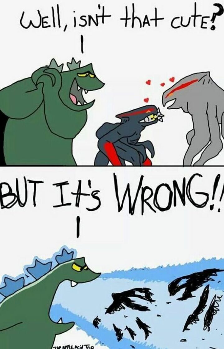 "Well, isn't that cute? But it's wrong!!"