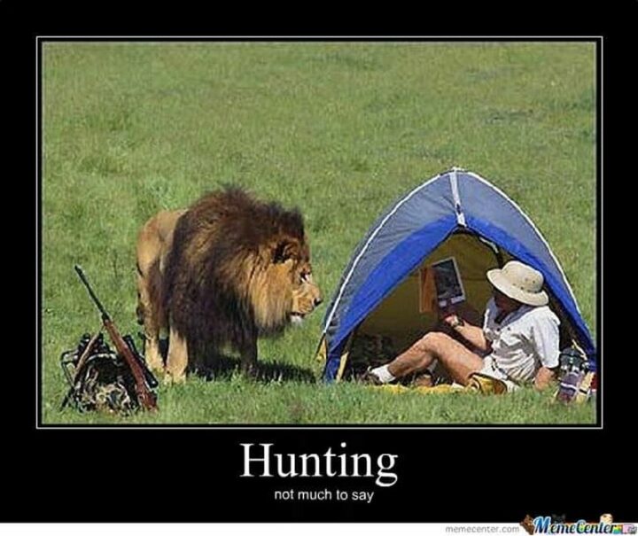 "Hunting: Not much to say."