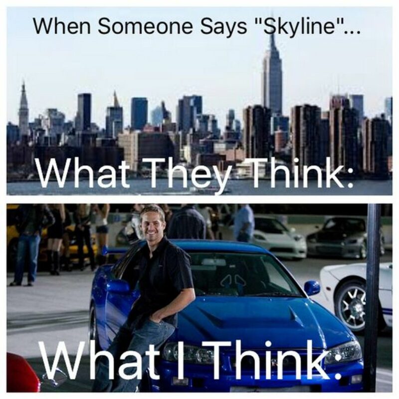 "When someone says 'Skyline'...What they think. What I think."