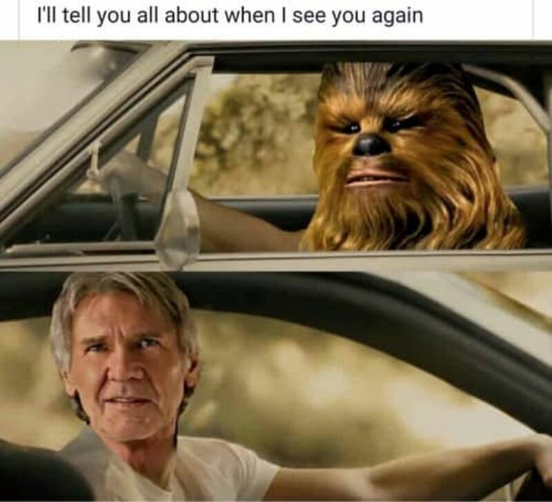 "I'll tell you all about it when I see you again."