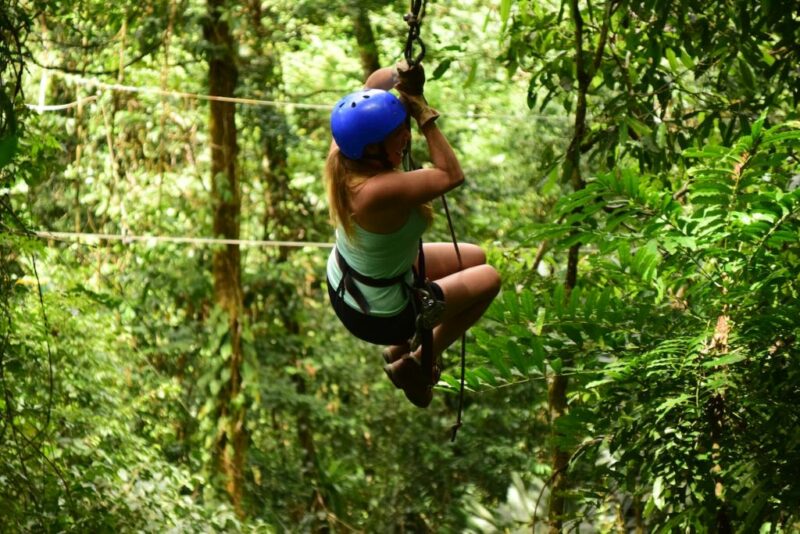For an exhilarating adventure through the forest, consider ziplining: Costa Rica has some of the longest and most well-maintained lines in Central America, including double lines so that you can go whizzing along with a friend.